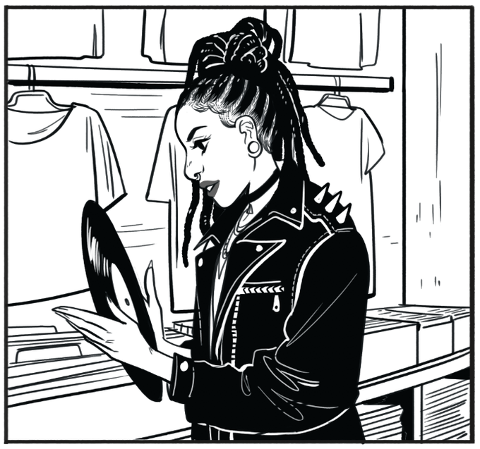 Working on some #DEADBEATS pages today. ?? 