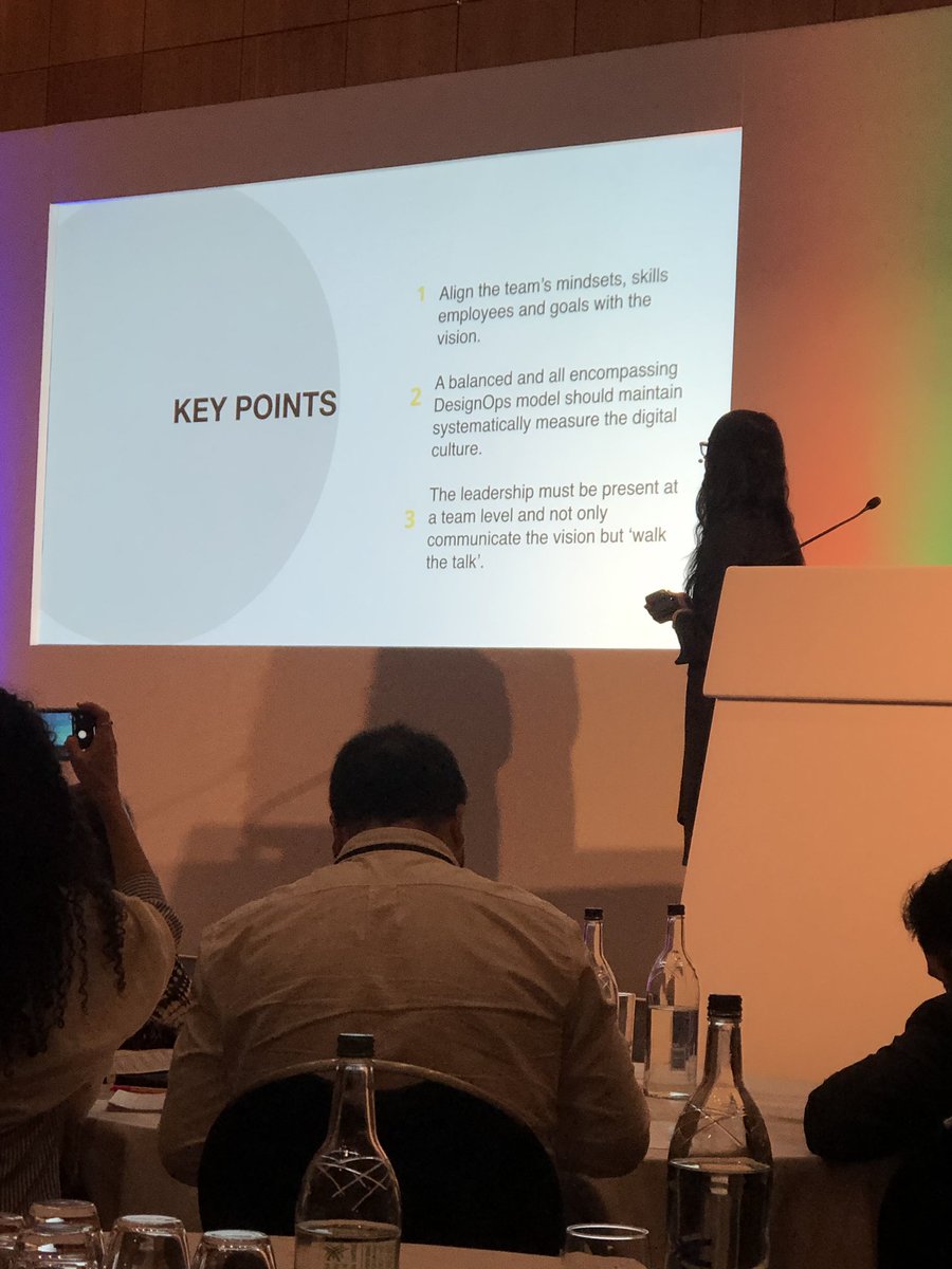 Having leadership’s support in implementing #DesignOps practices is absolutely vital! Thank you <a href="/Marcela_Ospina/">Marcela Ospina</a> for your story and insights on setting up a #DesignOps practice in a large organization 👌🏼