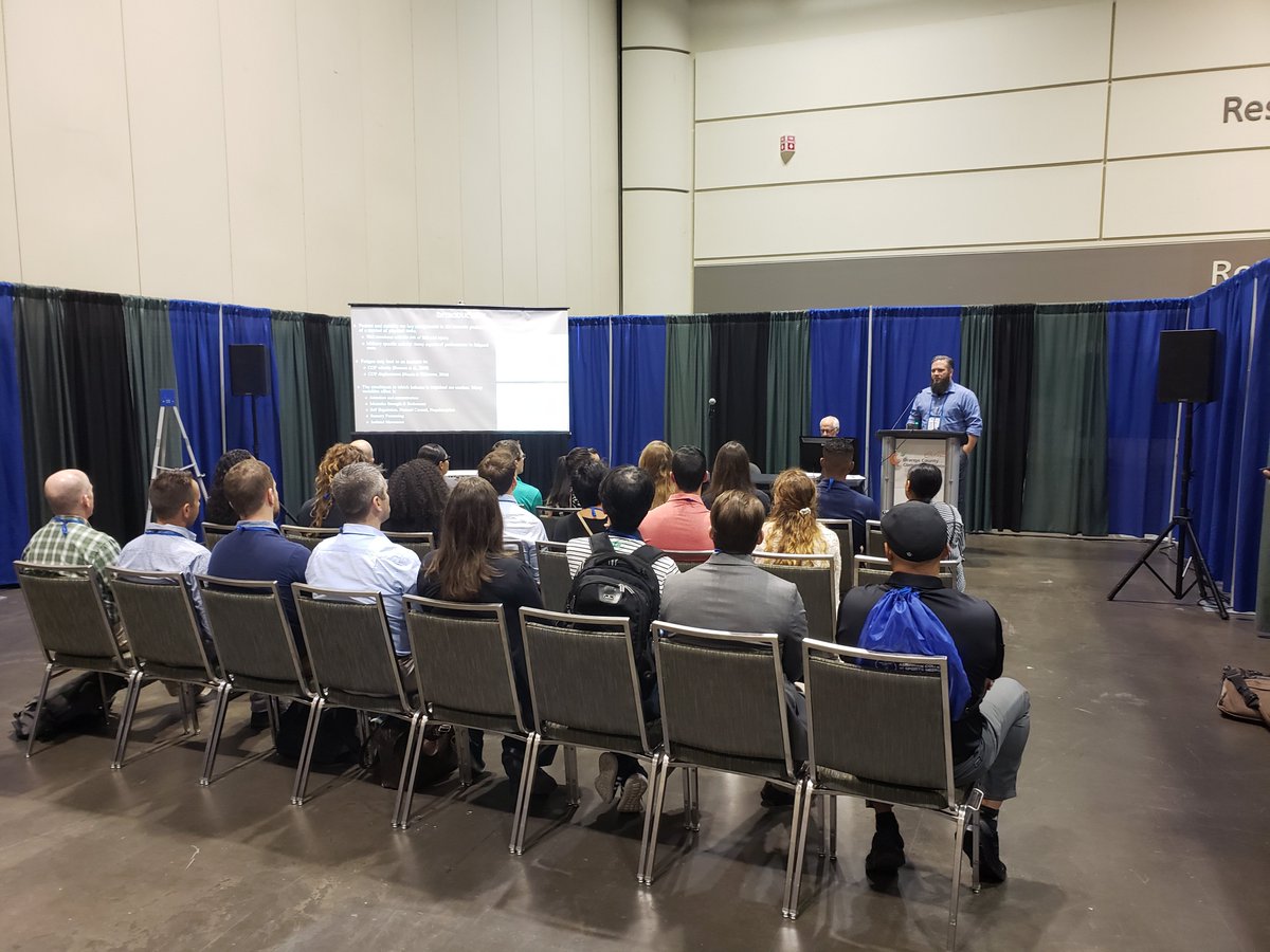 ecu_pol's tweet photo. Great job by VML (@Visual_Motor ) student Gustavo Sandri Heidner in his talk this morning. Thanks for the great feedback #ACSM19. https://t.co/ALNTbW1wtr