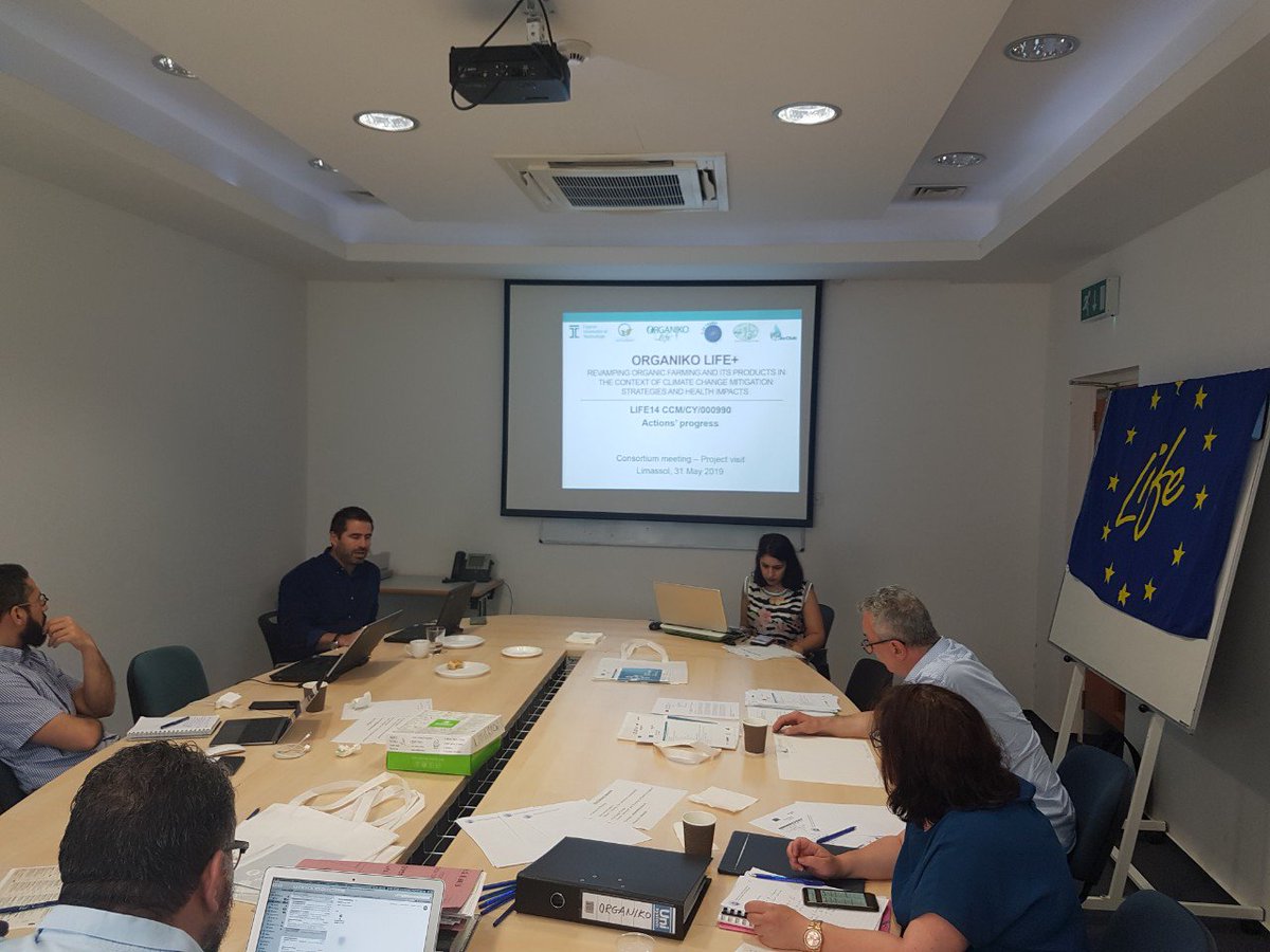 OrganikoLife's tweet photo. Last consortium meeting for our project. Focusing on #policy impact and uptake. #ClimateChange #organicfarming #health @LIFEprogramme @ARI_RD @CyUniTech @Kyoto_Club https://t.co/NsrdjavJHW