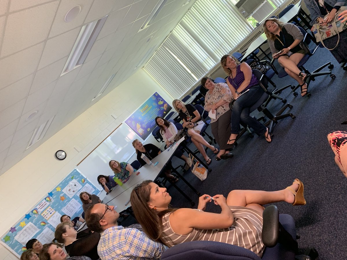 AACPS_Data's tweet image. An hour of choice! Outside games, video games, board games, @BreneBrown book study, yoga! How can you apply these concepts to a classroom? #DLC1819