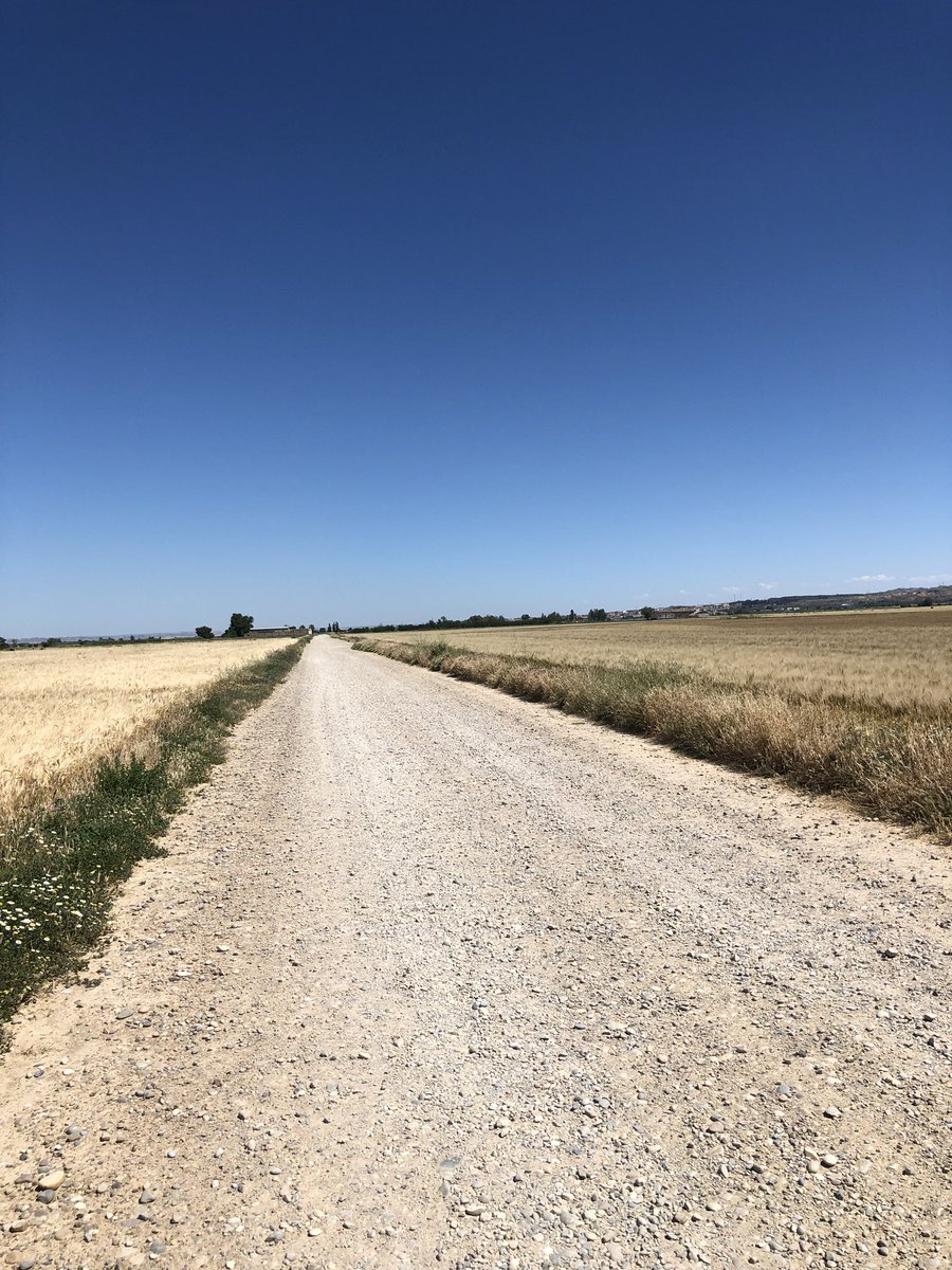 Shorter day out here on the <a href="/IgnatianRun/">Ignatian Run</a> , 38 miles total. Need to go back and visit Zaragoza for longer. Grateful to have a few more hours to rest and ice up a swollen ankle. Tomorrow is a new day. #caminoignaciano