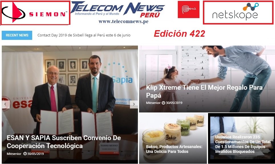 PeruTelecom's tweet image. Estimados Amigos: Quiero agradecer a cada uno de ustedes por la gentileza de sus palabras y los múltiples saludos por mi cumpleaños, mil gracias.
Ahora los dejo con la “Edición 422” de:
telecomnews.pe  
Y mucho más...