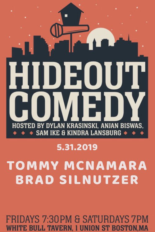 HideoutComedy's tweet photo. Tonight! Doors at 7:30; Show at 8:00 https://t.co/vmWkDmiwUv