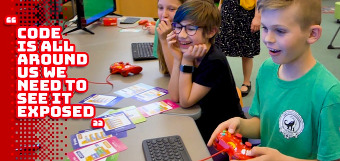 GameBender: The Invention Gaming System - Play. Bend. Code. Blur the distinction between creating and playing. TV, Apps, Games now belong to us!

From the creators of <a href="/makeymakey/">Makey Makey</a> - Check out <a href="/playgamebender/">GameBender</a> on @kickstarter! #CodeBreaker ❤️🔥

kickstarter.com/projects/joyla…