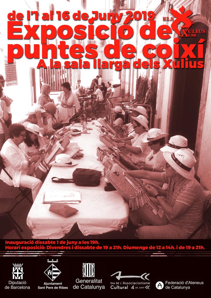 xulius's tweet photo. Demà inaugurem la exposició de #puntes commemorant el dia de l'associacionisme #DASC2019
#SPRibes #copadecava #elsXulius https://t.co/wUVZhwUQhf