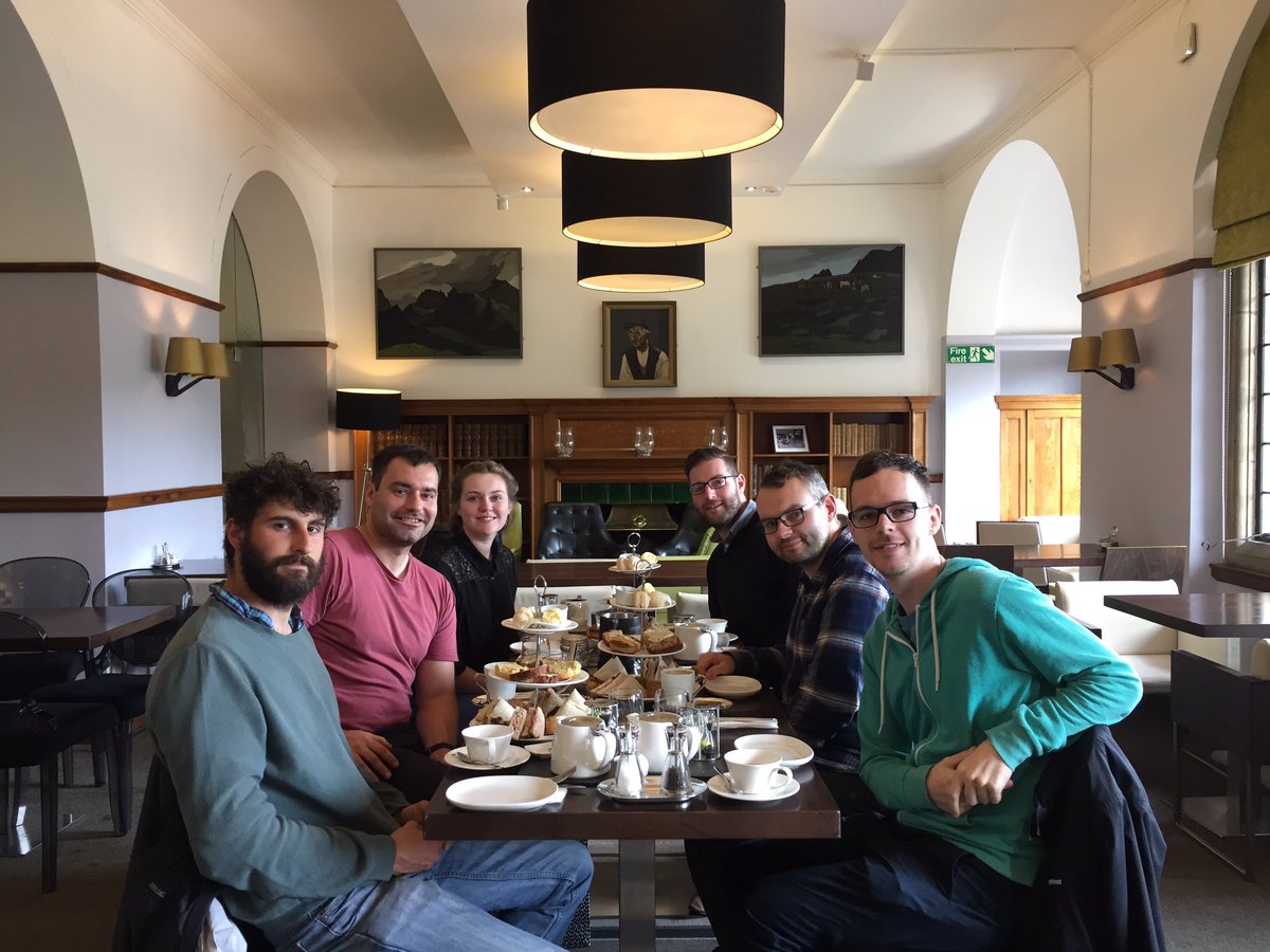 jamesemcdonald's tweet photo. Afternoon tea to bid farewell to James Doonan (@clydeandforth1) after 7 years in the group. Best of luck in Copenhagen, they are lucky to have you! @Beth_Pettifor @lukehillary @fidlerdb @griffiths_ar https://t.co/ngGaHFAJ0W