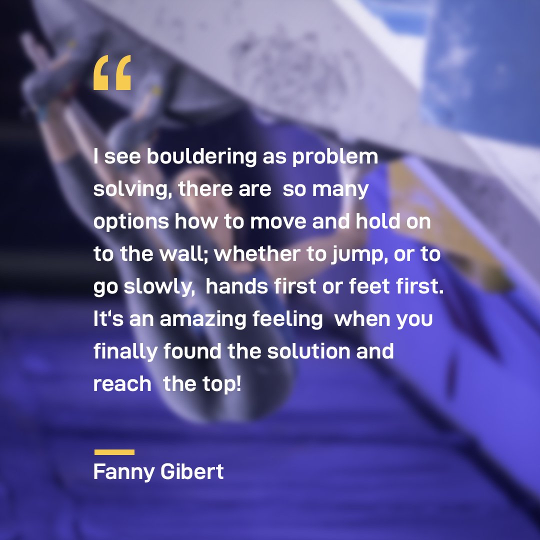 vibram's tweet photo. We introduce Fanny Gibert 🇫🇷 : one of the best competition boulderers worldwide. No ropes and harness, just some good sticky Vibram rubber for the feet, chalk for the hands, and a mat to fall on. Discover more: https://t.co/zAU5KJiwIS! #VibramClimbingTeam
📸:@The Circuit Climbing https://t.co/KdTbiMst2A