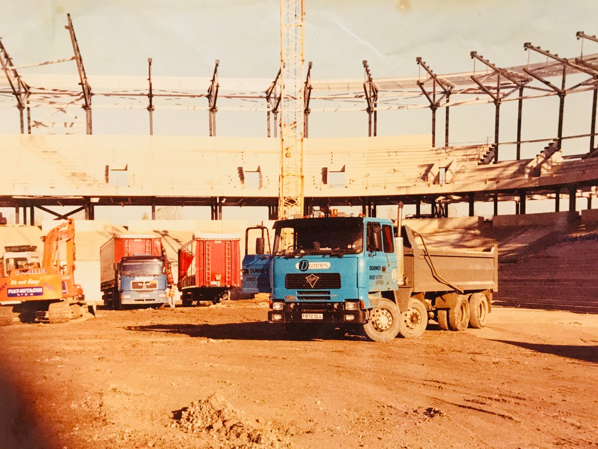 #throwback to Spring 2006. Working on the groundworks of MK Dons Stadium.