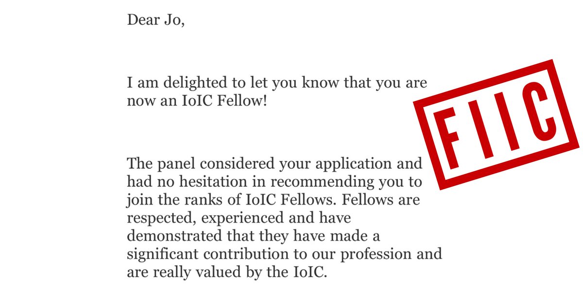 Afire_Jo's tweet photo. Totally, utterly delighted and a bit giddy after reading this email 😄. #BestNewsEver #fellowship #ProudMoment #IOIC https://t.co/1X16ibeYUf