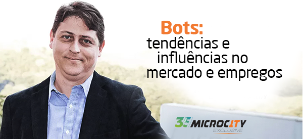 MicrocityIT's tweet photo. Quer saber mais sobre tendências de bots? Fabiano Pardini, nosso diretor de Tecnologia e Operações, falou sobre o assunto em uma entrevista para o Infor Channel, confira: https://t.co/FWnhYc2ffR https://t.co/QyYR5T0CNQ