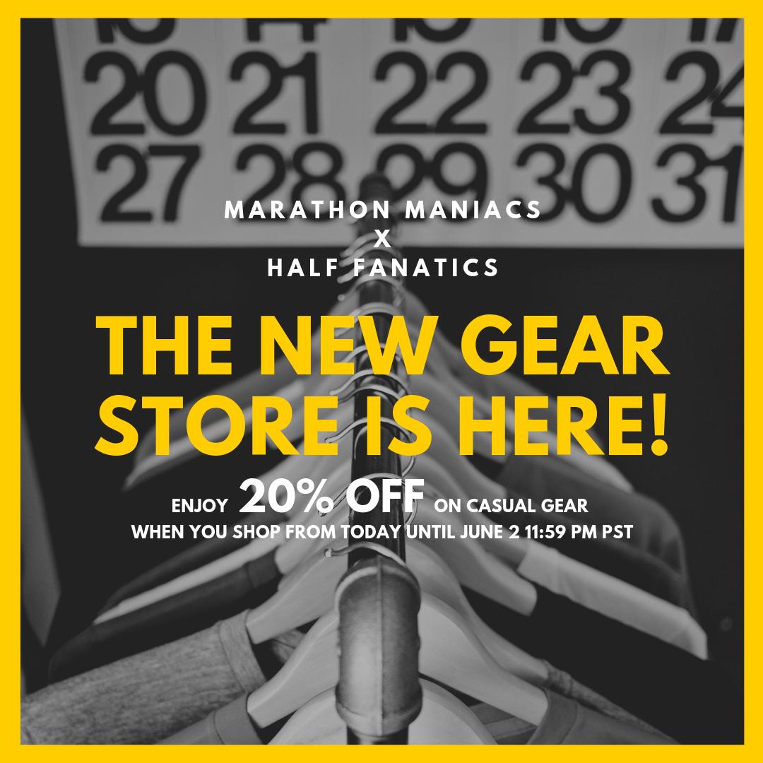 MainFanatics's tweet image. If you didn't know, here you go--
THE NEW STORE IS HERE!! 💥💥💥
20% OFF CASUAL ITEMS, THIS WEEKEND ONLY!!

#runninggear #sale #marathonmaniacs #halffanatics
