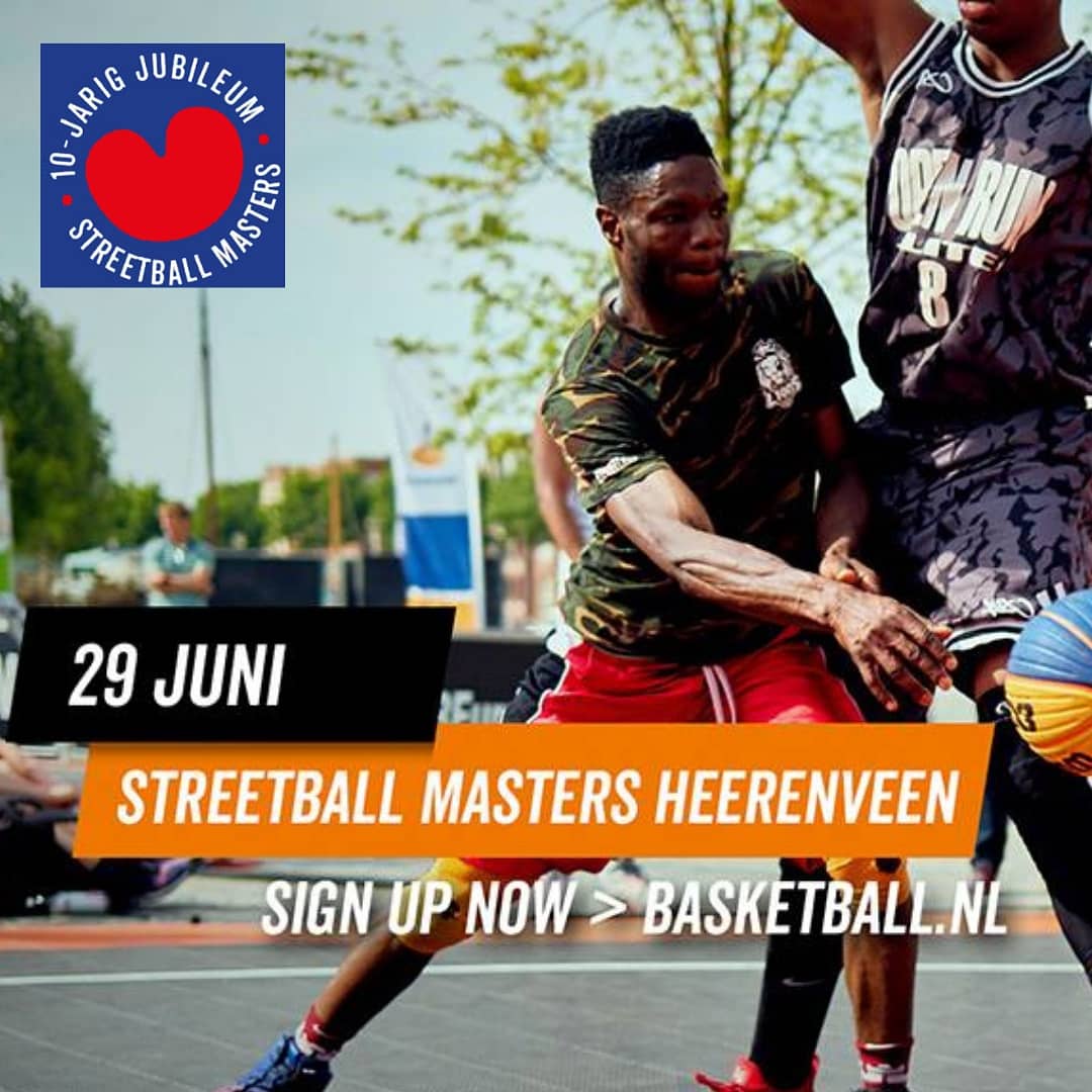 It's almost time for our 10th anniversary of #Streetballmasters in #Heerenveen. We welcome you all to celebrate with us. #Signup at play.fiba3x3.com/events/189e20d… @ Sportstad Heerenveen