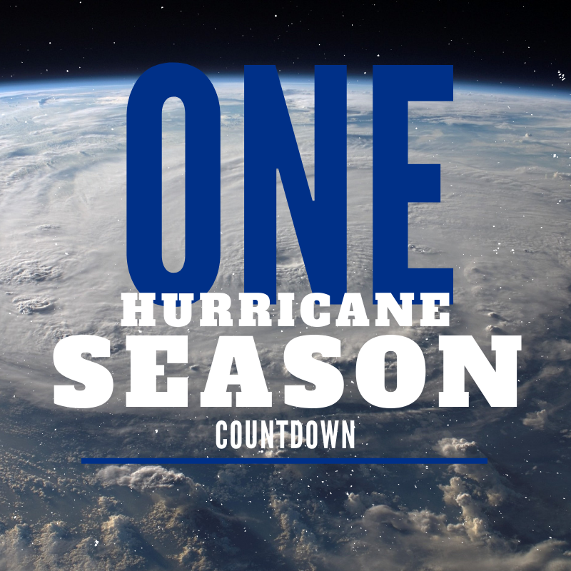 CrawfordCAT's tweet photo. 1 Day Until #HurricaneSeason. Did you know tropical storms have been named since 1953? They are now updated by the World Meteorological Organization. 

#countdowntohurricaneseason https://t.co/2jEfWjqwtd