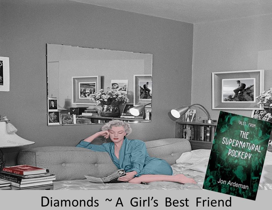 jonardeman1's tweet photo. #MarilynMonroe birthday is the 1st of June. Read my bittersweet, alternative reality, Sci-fi Marilyn Monroe love story tribute, “Diamonds: A Girl’s Best Friend” in “Tales From The Supernatural Rockery” from Amazon. https://t.co/drhD1FGRiV https://t.co/bxPCRETWzl