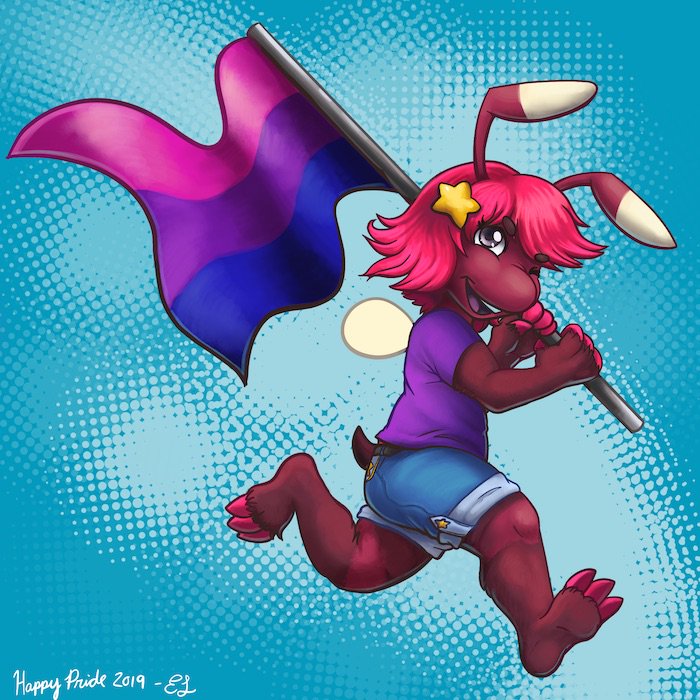 Happy Pride Month Everybody! (Ok ok, I'm a little bit early~) I just wanted to make something small to celebrate, and there was some things on I wanted to try when it came to making line art based drawings!

To my LGBT+ guys, gals, and non-binary pals, go be AWESOME!