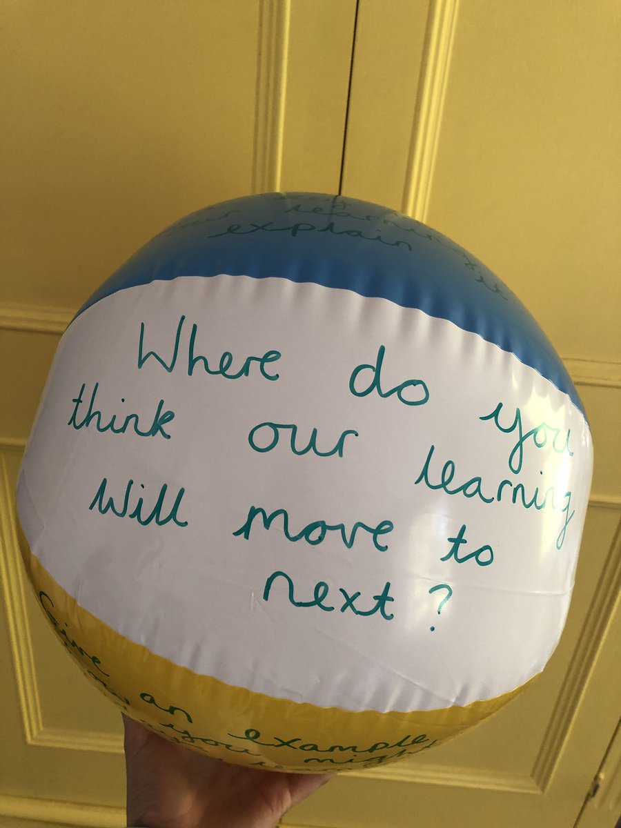 misslteaching's tweet photo. Updated my plenary ball this afternoon - children love it and such an easy way to capture learning at the start, during or end of the lesson. https://t.co/ULrpjjaMok