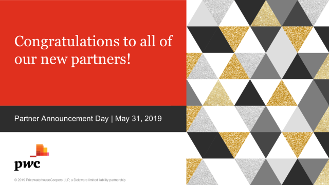 ebyers001's tweet photo. Today is Partner Announcement Day at PwC, and we welcome 249 new partners. #PwCProud to introduce the new class: https://t.co/SZXGBQRZvI https://t.co/Eazqgexbdd