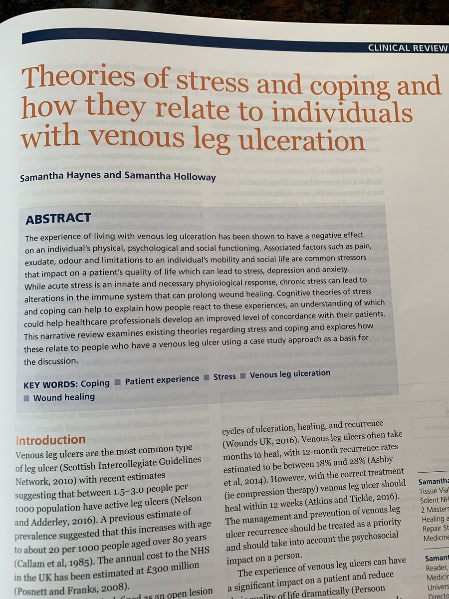 SamanthaSHaynes's tweet photo. I am so proud this article,  written with Sam Holloway, has been published and even better Legs Matter Week is  below our references!   @MScWHTR @LegsMatter @SolentTvns @SolentNHSTrust https://t.co/sd9UUIGjHR