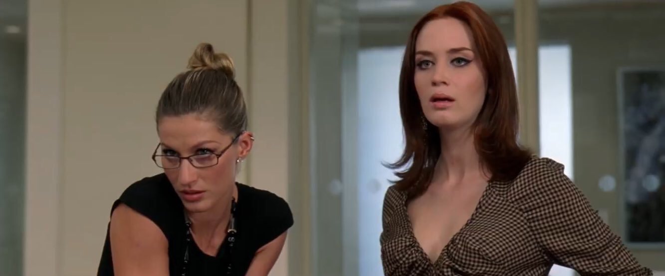 📽 on X: “Are you wearing the” “The Chanel boots? Yeah, I am.” The  Devil Wears Prada (2006) dir. David Frankel  / X