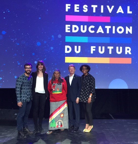 cperusse2's tweet photo. 400 élèves réunis pr le Festival Éducation du Futur de @Fusion_Jeunesse! CCUNESCO est fière d’appuyer 10 ans de programmation ds les communautés autochtones. 
Youth Fusion’s Future Education Festival. @CCUNESCO is proud to support 10 yrs of programming in Indigenous communities. https://t.co/feWuzzaWec