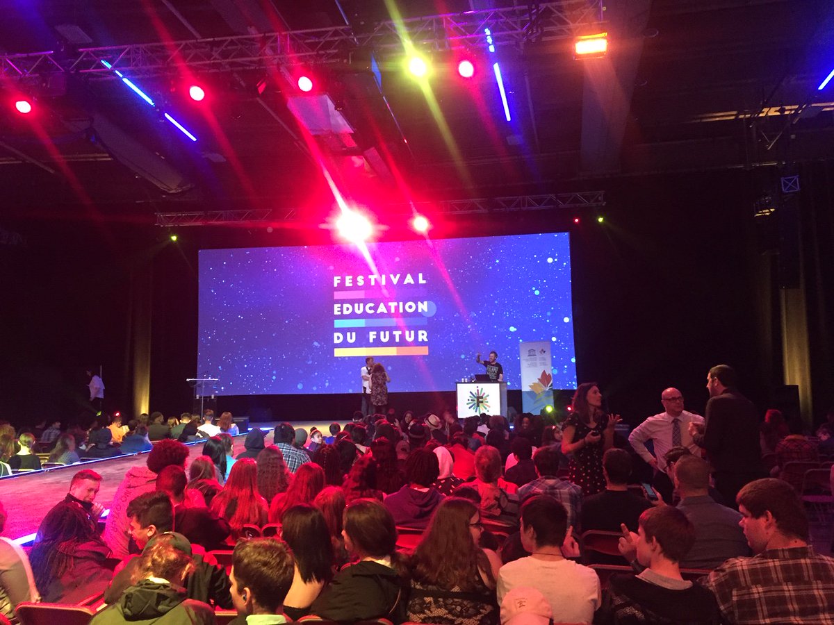 cperusse2's tweet photo. 400 élèves réunis pr le Festival Éducation du Futur de @Fusion_Jeunesse! CCUNESCO est fière d’appuyer 10 ans de programmation ds les communautés autochtones. 
Youth Fusion’s Future Education Festival. @CCUNESCO is proud to support 10 yrs of programming in Indigenous communities. https://t.co/feWuzzaWec