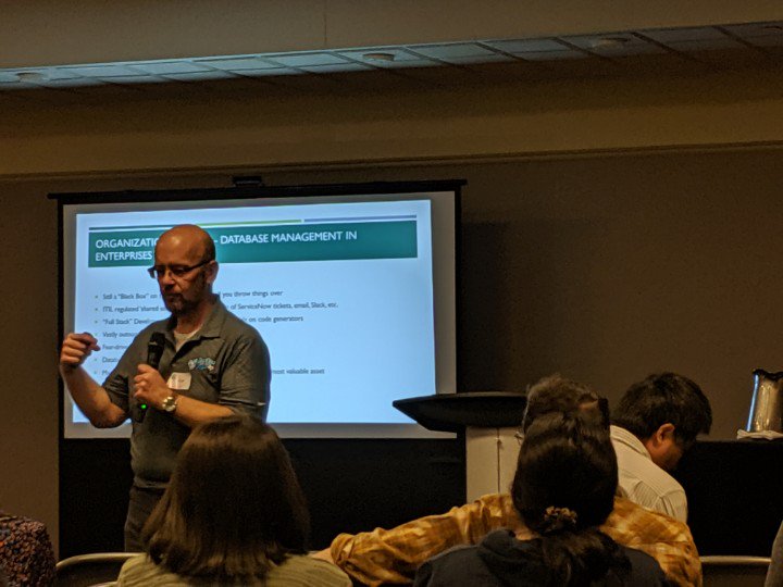 ArctiqTeam's tweet image. &quot;One does not simply change a database schema!&quot; - talking about database changes in your CI/CD pipeline @devopsdaysyyj