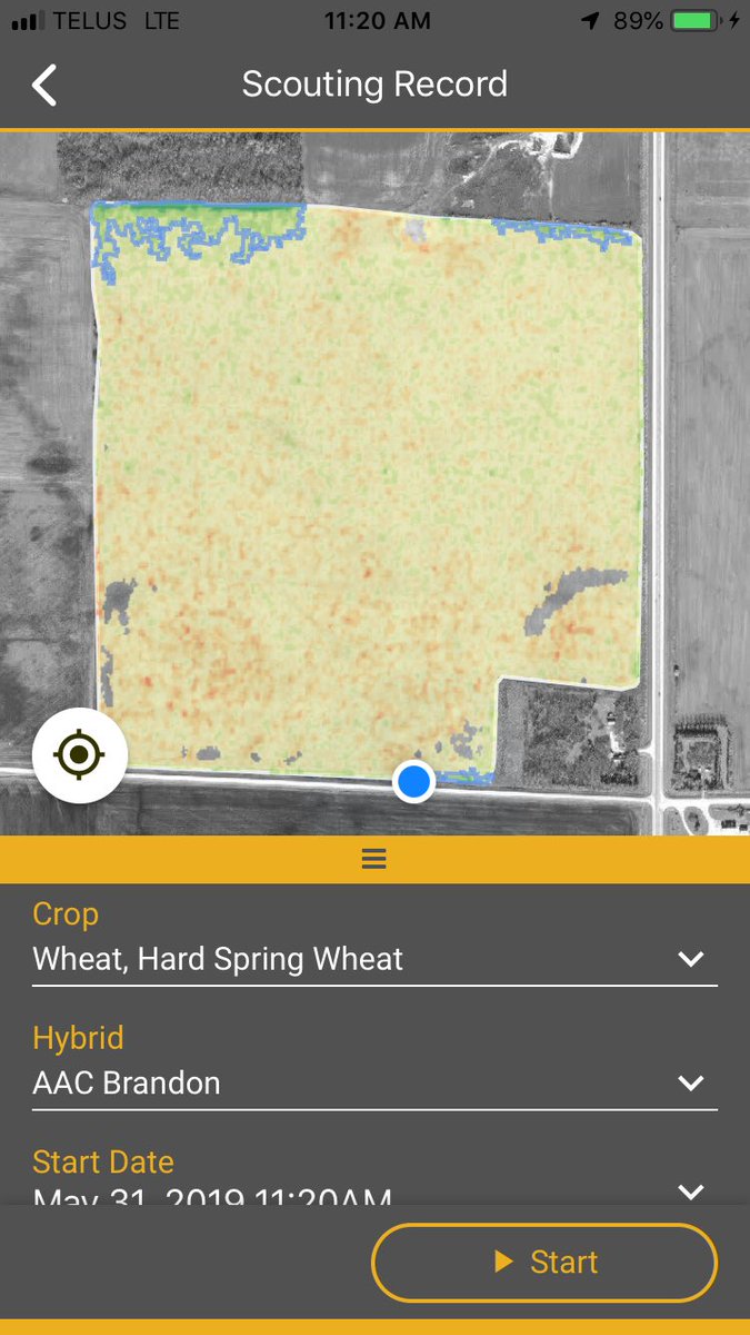 FE_DigitalAg's tweet photo. Checking out what’s happening in the field using crop health change imagery. SC #digag https://t.co/2ittLh5CvN