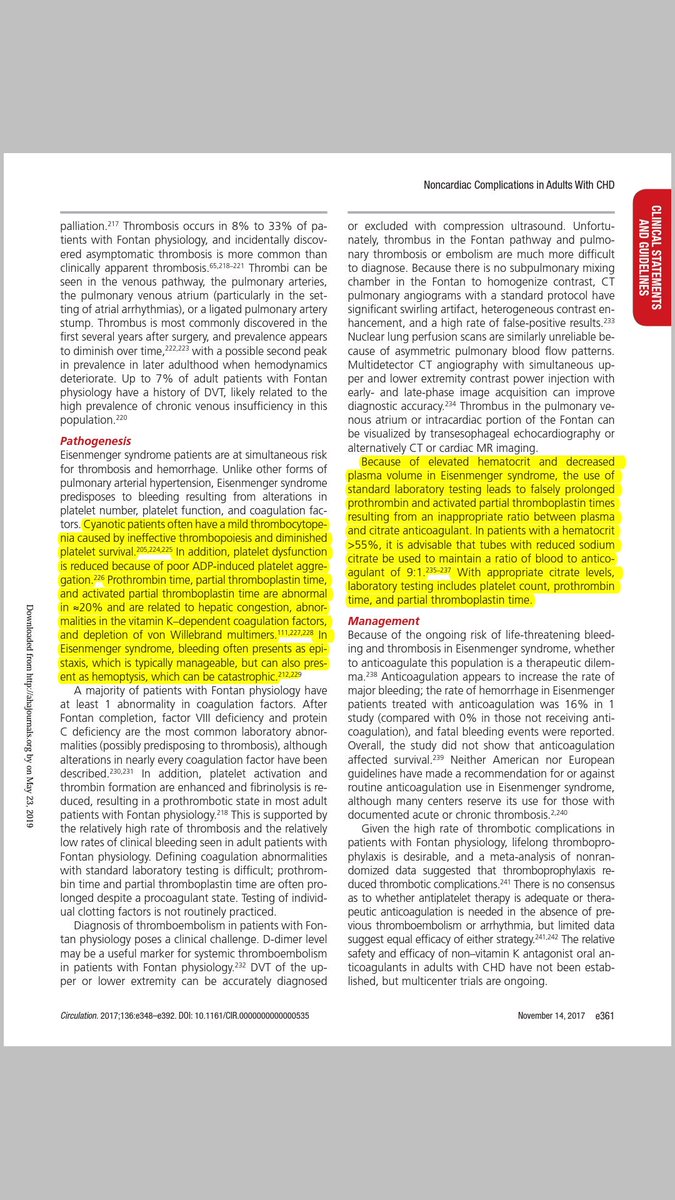 paragbawaskar's tweet image. #Pedscard 
How do you obtain blood sample of PT/INR/APTT testing in cyanotic heart disease to avoid false reading?
Sodium citrate concentration?
@PushpaShivaram @swatigar @kamalcardiodoc1 @rohanpparikh @rishibhargava01 @akbarul @punishiparekh @ShariqShamimMD @Ankurdilkadoc