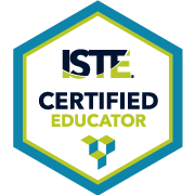 Just got confirmation this morning!  I am now an ISTE Certified Educator!! I appreciate the tips and guidance given by my peers and #metcedplus friends who helped me on this journey. #istecertification