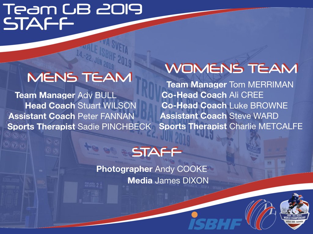 🚨 #Kosice2019 - Team GB Rosters 🚨

With 2 weeks to go until  <a href="/OfficialISBHF/">ISBHF</a> World Championships, we're happy to announce our rosters.

The Team GB journey begins with the GB Women taking on <a href="/USABallHockey/">USA Ball Hockey</a> at 5.30pm GMT. Full Team GB schedule to follow.

🇬🇧🦁