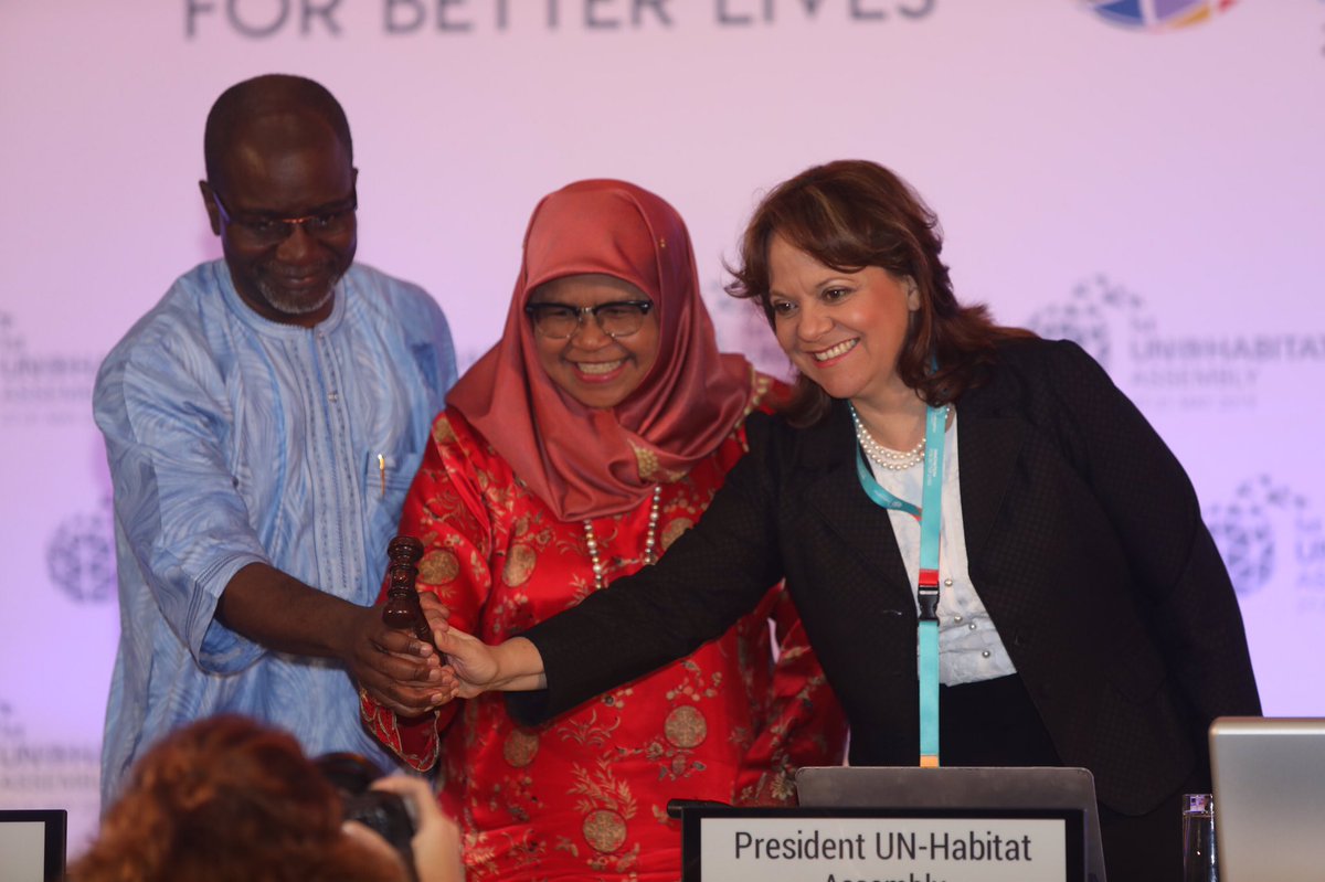 MaimunahSharif's tweet image. The first-ever #UNHabitatAssembly has come to a close! 🎉🎊

I would like to convey my most heartfelt gratitude to everyone - Member States, delegates, partners, stakeholders, and my @UNHABITAT colleagues around the world who made our event a great success! 🇺🇳💡
#Innovate4Change