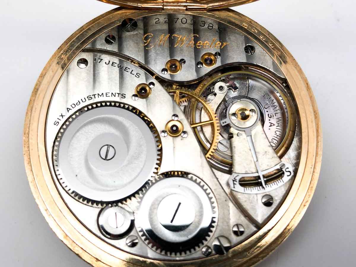PocketWatchGuy's tweet photo. https://t.co/CRp2pXO6xF Elgin Pocket Watch Beautiful 14K Solid Gold circa 1920! https://t.co/yI8FNchUxn