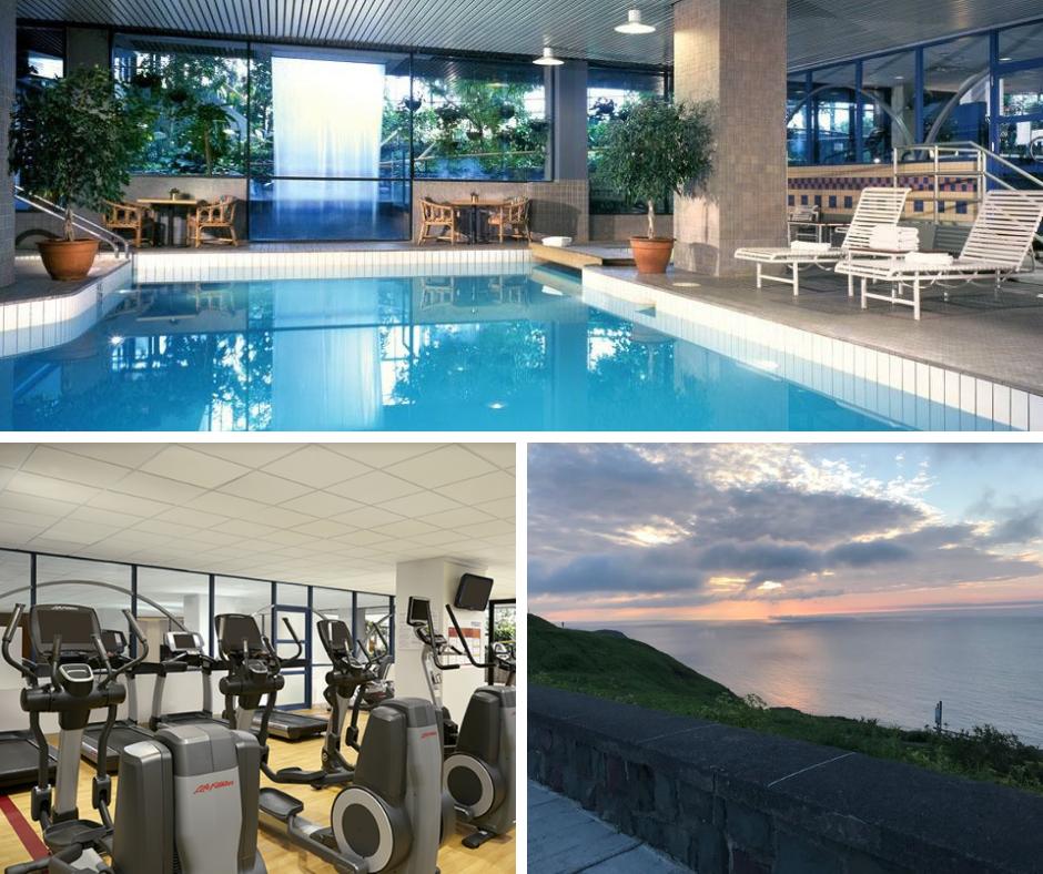 Tomorrow is #NationalHealthandFitnessDay. Make sure you get up and get active! 🏃 

How would you rather get active?
1. by swimming in the Sheraton pool 
2. by working out in our 24/7 fitness facility
3. by hiking up Signal Hill
#ExploreNL