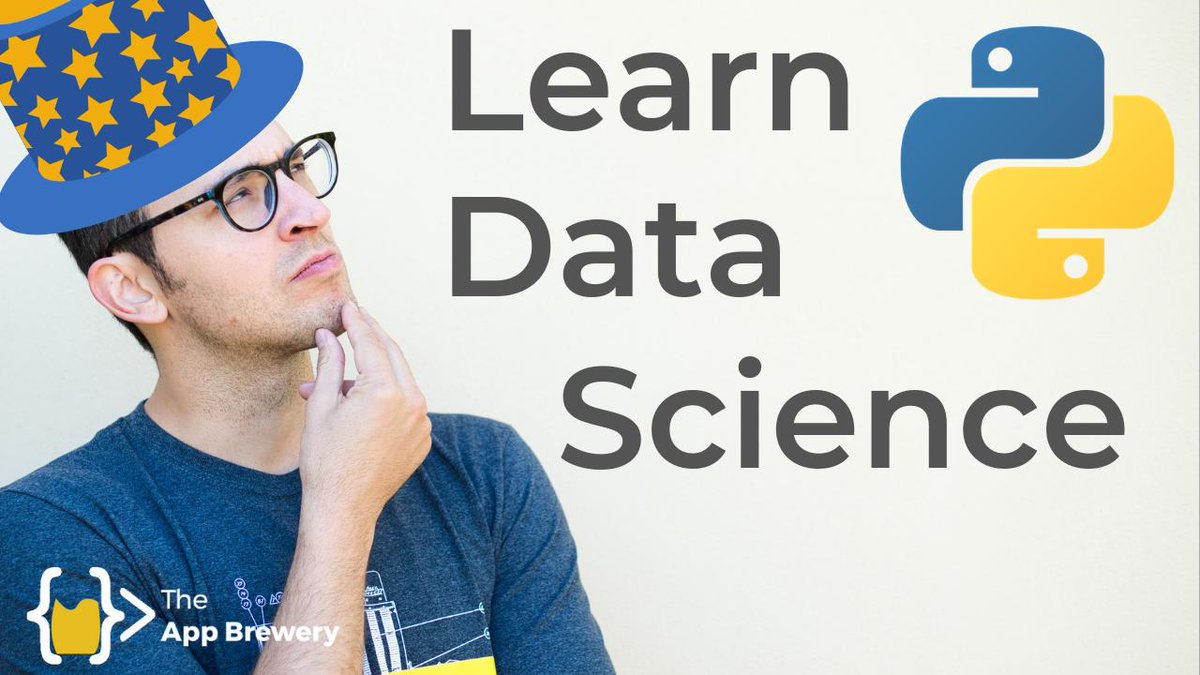 Data is everywhere and Data Science is no longer just for Data Scientists. This is the Python Data Science course I always wanted: appbrewery.co/p/data-science…
