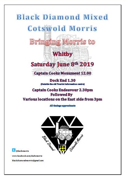 Stop Press we will be dancing on Captain Cooks HM Bark Endeavour at 2.30 on Saturday June 9th 
@HMBarkEndeavour