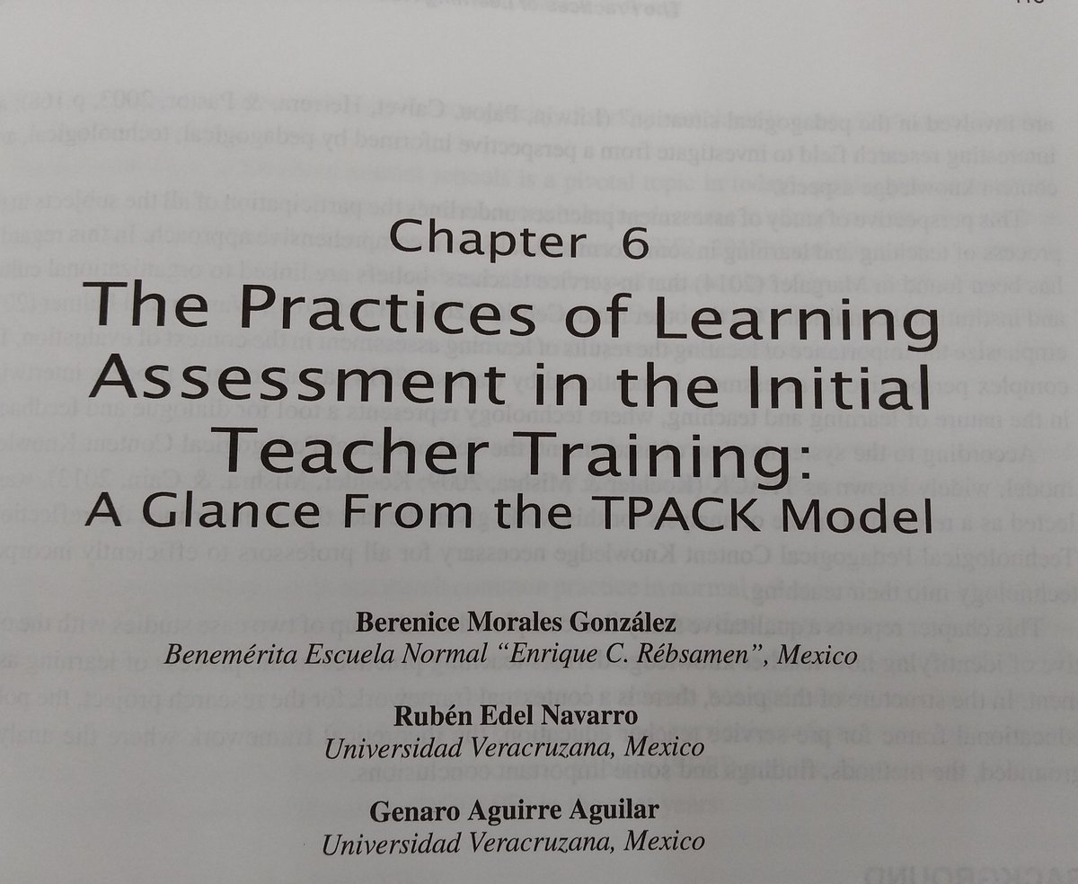 I get it, in my hands!! Thanks you  @igiglobal for publishing the chapter! 😊#TPACK  #assessmentforlearning #BENV @VNormalistas @redeln @geacademico