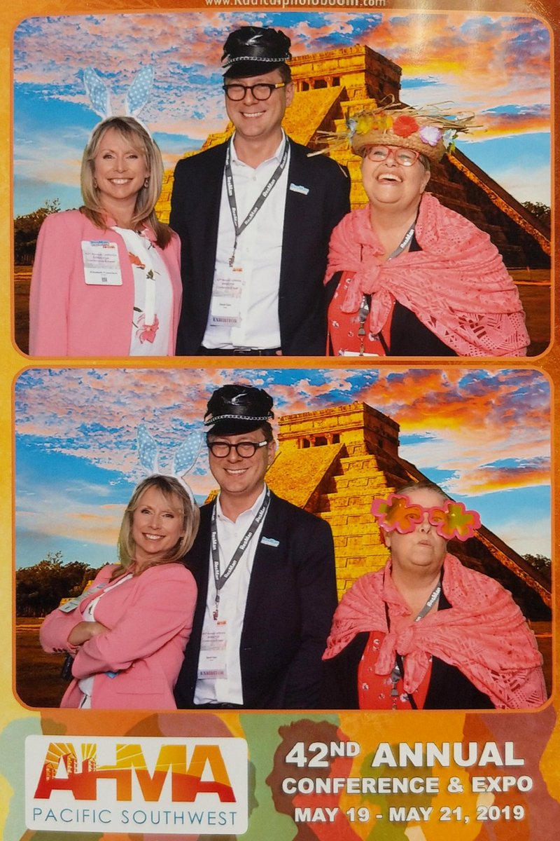 myresman's tweet photo. #FlashbackFriday to AHMA-PSW. We had too much fun. Can't you tell by the picture! πΈπ #LoveYourSoftware #LoveResMan #LifeAtResMan https://t.co/EuWrGJLqjU