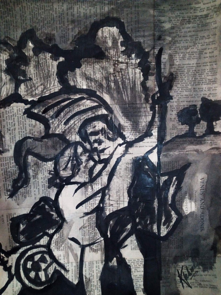 KahwJk's tweet photo. VENUS AND ADONIS
#art #artwork #ink #Japaneseink #oldbookpages #shakespeare #venus #adonis #bookcover #BookExpo2019 #ArtistOnTwitter #artist #artistoninstagram https://t.co/DJsKrcqnTW