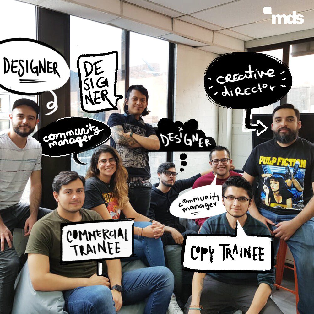 MDSDigital's tweet photo. Yes, the Creative Team at our Colombia’s office is as badass as it looks. 👊 🤟 #DigitalEasy #MDS https://t.co/ShVWkawvsX