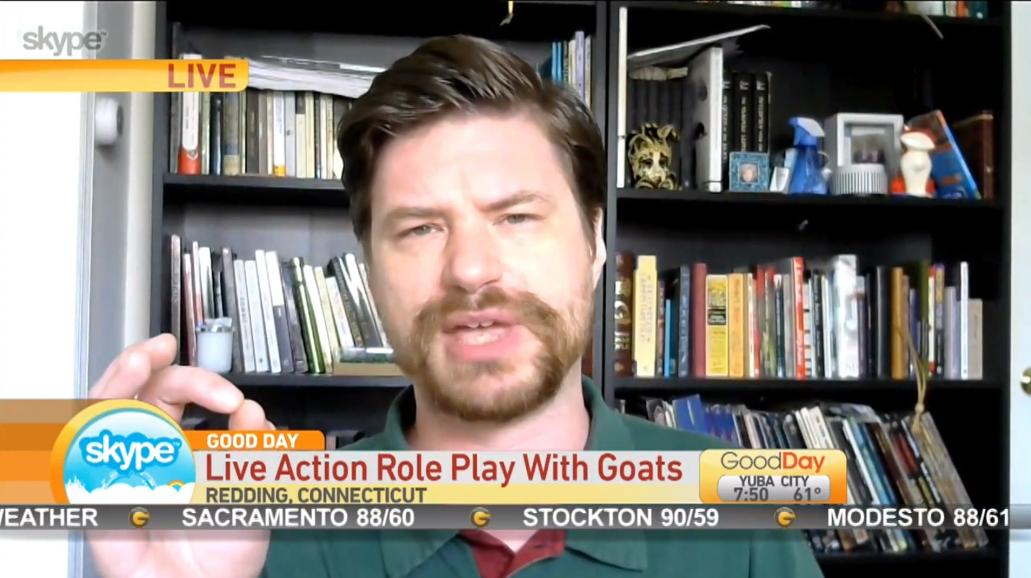 LarpTips's tweet photo. Good Day Sacramento interviewed me about GOAT LARP

https://t.co/n6sUixxu9s https://t.co/dPJfi32WYF