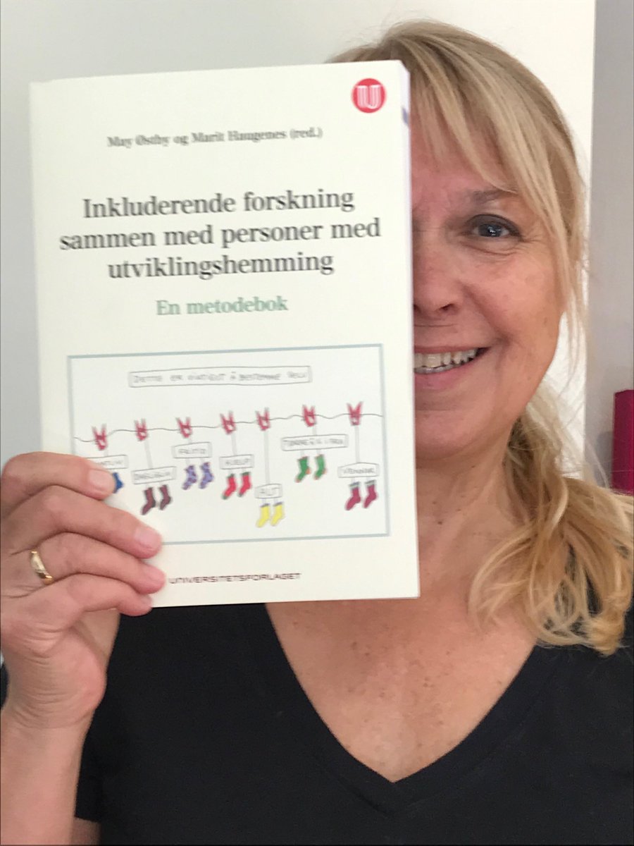 OstbyMay's tweet photo. Happy about our book on inclusive research together with persons with intellectual disabilities. Much inspirered by great researchers as Melanie Nind and Jan Walmsley amongt others. https://t.co/8FB0esBIUN