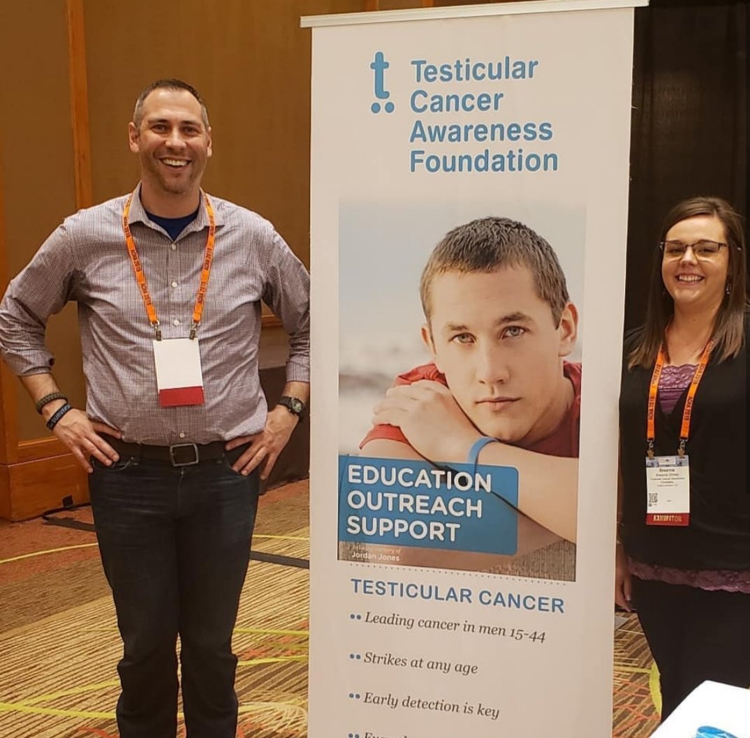 TestesCancer's tweet photo. Attending the American College Health Association conference @ACHA_Tweets Denver, Colorado providing educational materials for student health. #testicularcancer #ACHA2019 https://t.co/NCsayNRMFU