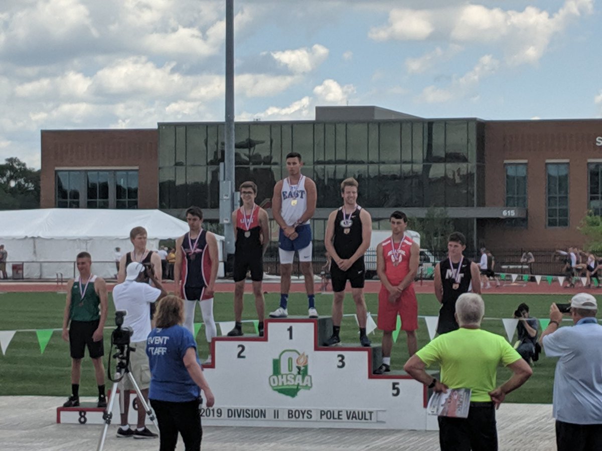 Coach_Fenwick's tweet photo. @camalgren takes 3rd in pole vault at the OHSAA D2 State Championship with a vault of 14'10!!! That's a new PR and school record! #JumpedHigh
@GHS_Boosters
@AD_Greenon
@GreenonSchools https://t.co/FDfp0ABcrz