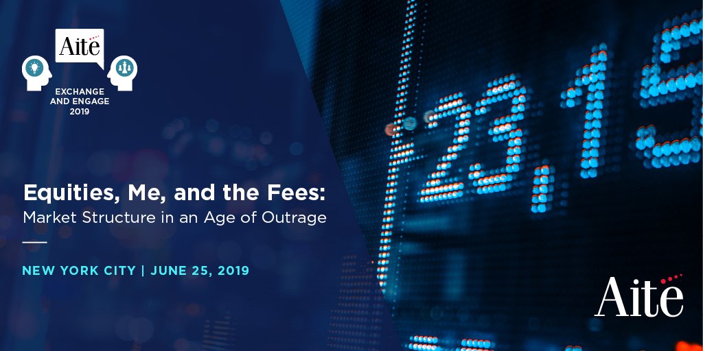 ExchangeEngage's tweet photo. Just a few hours left to save $100 w/ our early bird discount! Join @AiteGroup analysts, 100+ e-trading pros, &amp; other industry thought leaders on 6/25 in NYC for @ExchangeEngage #EquitiesMeFees https://t.co/nowgLHdLWJ #MarketData #Equities #CapMarkets #fintech https://t.co/td2nHuvlPq