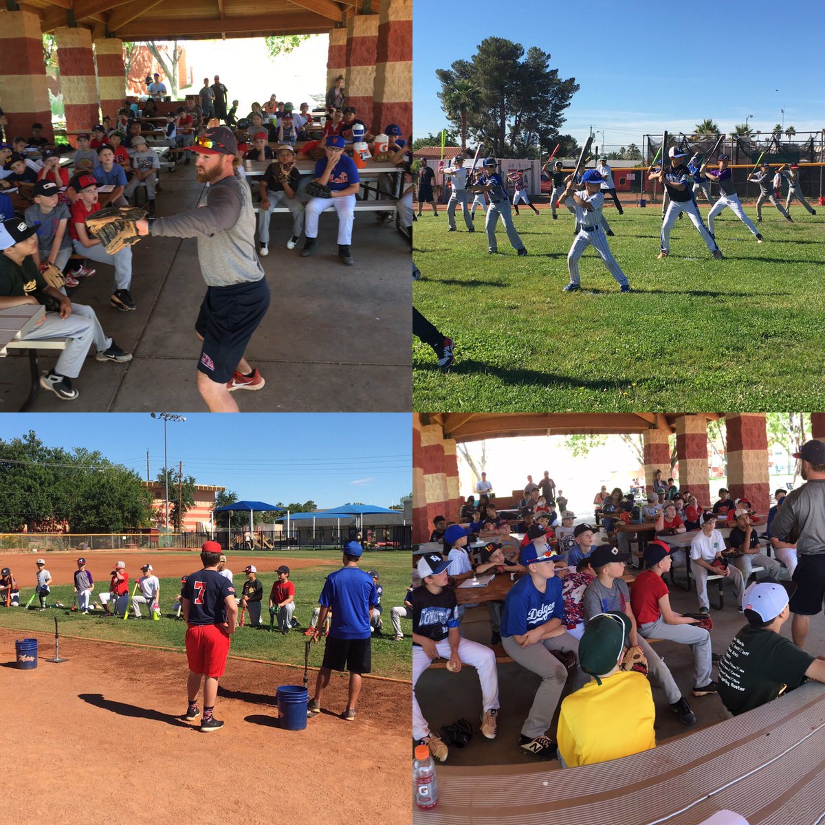LVBaseballAcad's tweet photo. Another great day at LVBA Summer Baseball Camp⚾️⚾️!  Players are learning a ton on and off the field.  Way to work hard guys! #learnbetterbaseball #practicehard #baseballfun #greatbaseball https://t.co/dOf92nXg0U