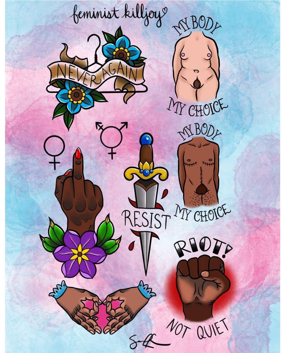 AbortionDoulas's tweet photo. Get a tattoo and support #KADC in the process. This amazing flash by Sarah Klimas is available at a discounted rate-only at Heritech Social Club Tattoos Lenoir City TN. Proceeds are being generously donated to support our cause. (Tip your artist!) #FundAbortion #StoptheBans https://t.co/YrXrhXPiTi