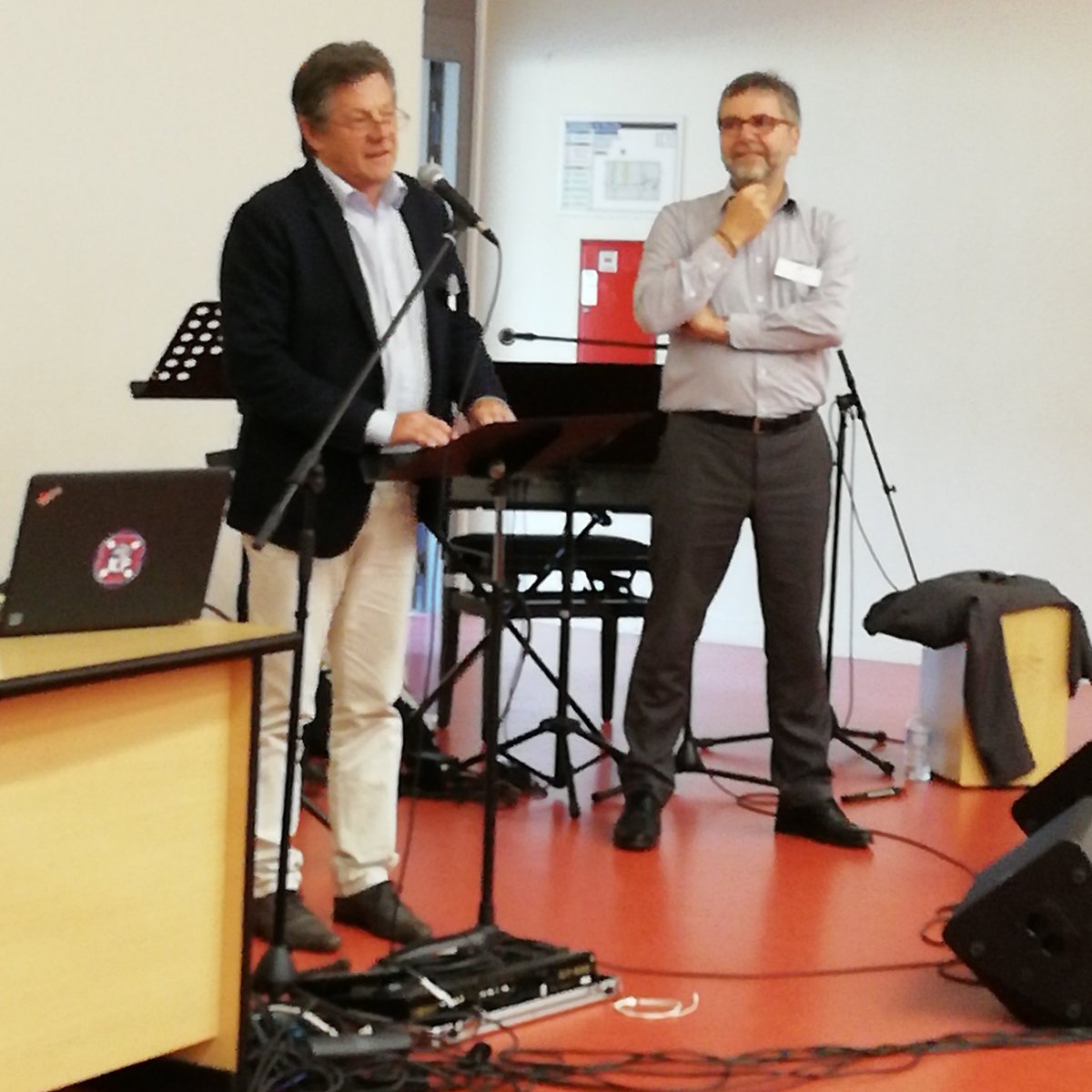 VincentMieville's tweet photo. Christian Blanc, le prochain président du CNEF, salue le #SynodeUEEL2019. Merci pour ses paroles fraternelles. https://t.co/kX3Hyut6Nk