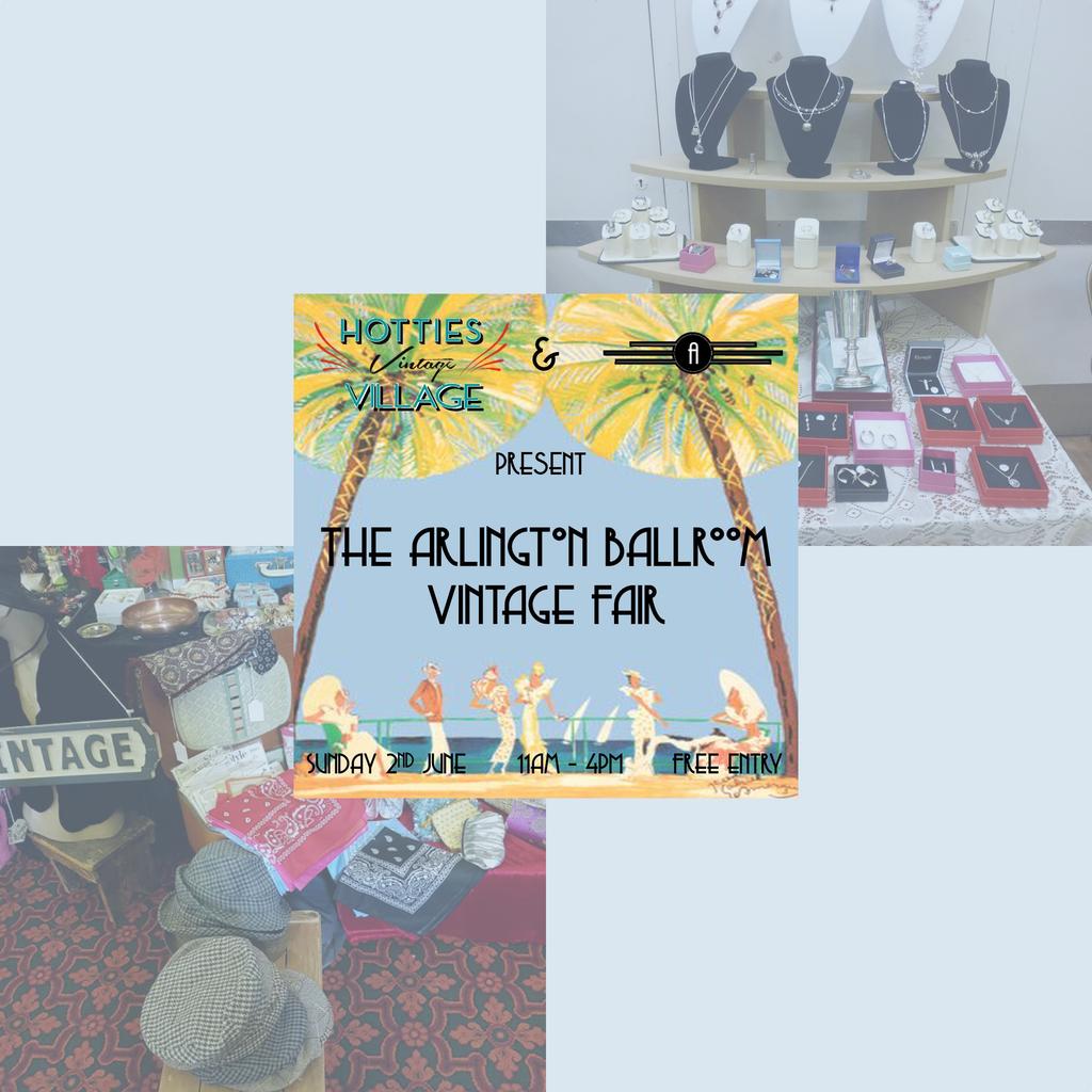 Joining us as well for our <a href="/TheNewArlington/">The Arlington Ballroom</a> fair this Sunday is Jeni Lou Vintage and Vicki's Vintage!

We'll also have an array of other traders of course, with a variety of products like vintage clothing, homewares and bric-a-brac, jewellery and even hand crafted items!