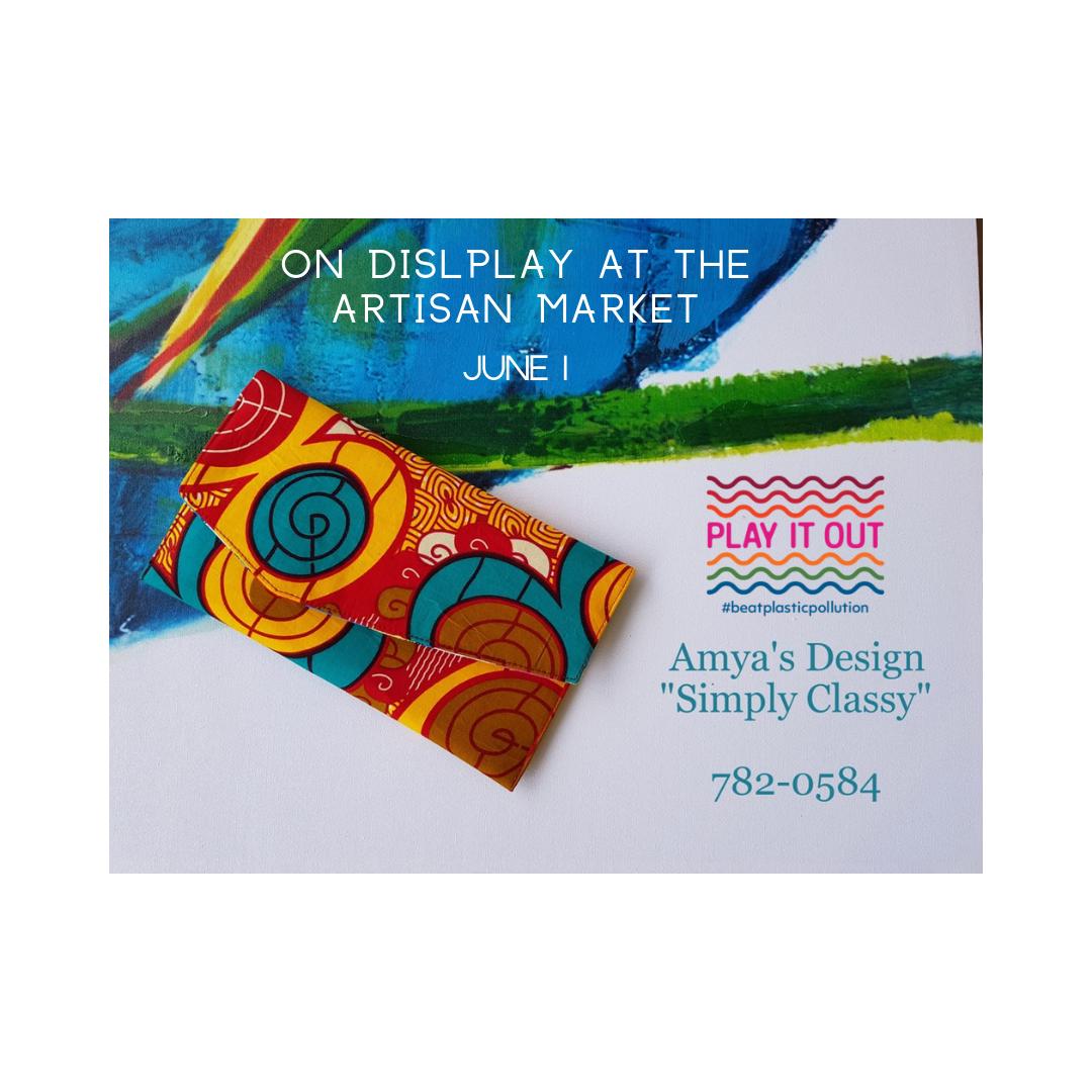 PlayItOutANU's tweet photo. Come experience the local Artisan Market at the #PlayItOut Concert tomorrow! See the amazing designs of Amya's Design #supportlocal #UN4ALL #Gogreen #CoolisClean #BeatPalsticPollution https://t.co/flOnJKOrTu